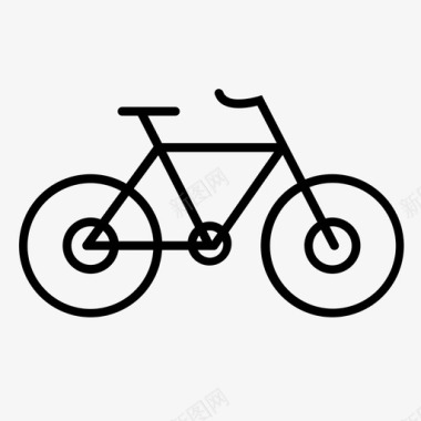 自行车山路图标图标