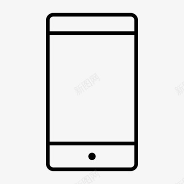 手持iPhone智能手机设备小工具图标图标