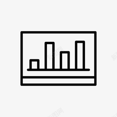 客户管理表图表条形图业务图图标图标