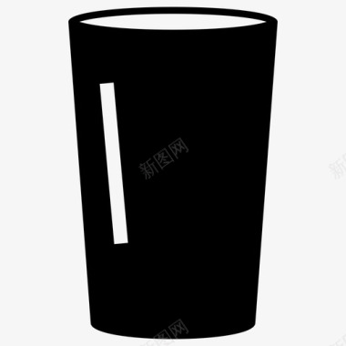 一次性杯子饮料容器咖啡杯图标图标