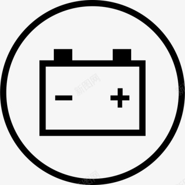 电池蓄电池电池汽车图标图标