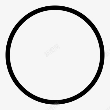 形状和符号圆平面形工具图标图标