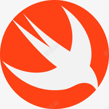 软件内置图标Swift软件开发徽标扁平图标图标