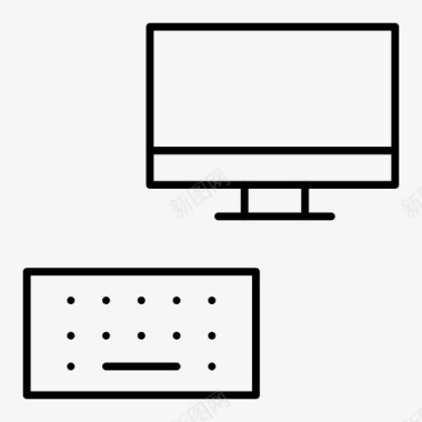 键盘电脑桌面键盘图标图标