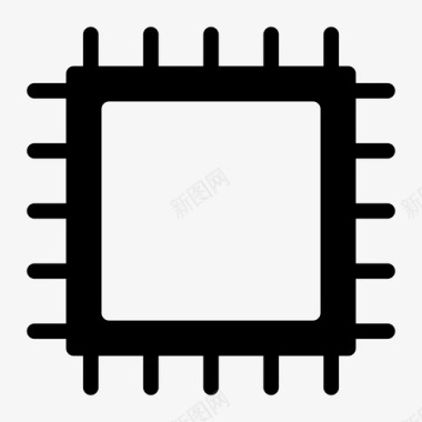 消费CPUcpu芯片电路图标图标
