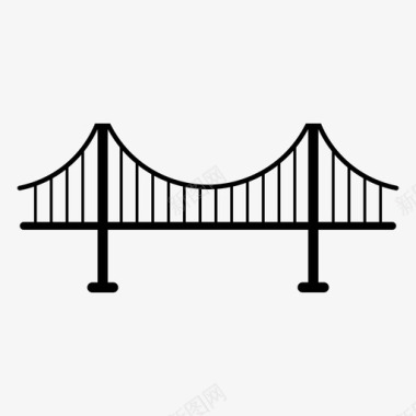 桥梁桥梁建筑民用图标图标
