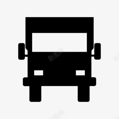 卡车商用电力图标图标