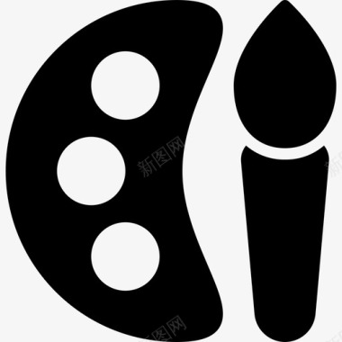 艺术回到学校64填充图标图标