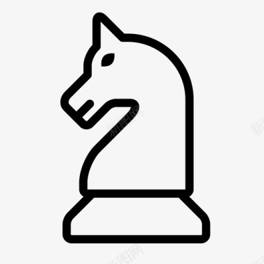 骑士国际象棋马图标图标