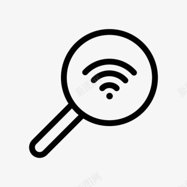 WiFi无线WiFi网络搜索wifi互联网网络图标图标