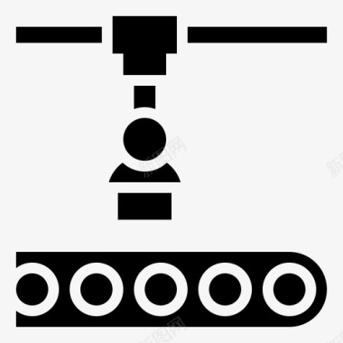 输送机输送机自动机械图标图标