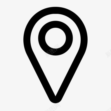 应用程序商店的标志地图应用程序位置图标图标
