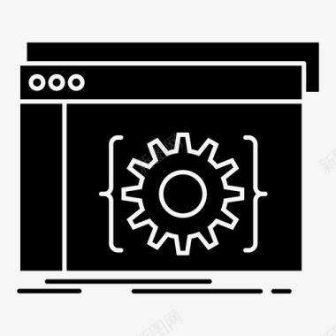 开发者api应用程序编码图标图标