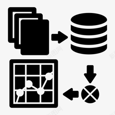 信息分类分类分析数据信息图标图标