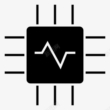 第六代处理器处理机器学习处理器图标图标