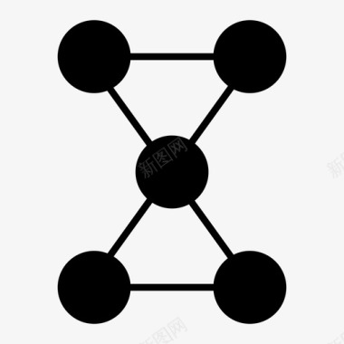 黑暗主题网络机器学习黑暗图标图标