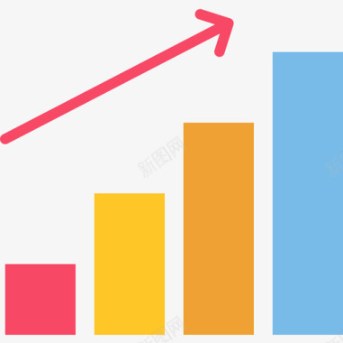 多彩图表图表领导力9扁平图标图标