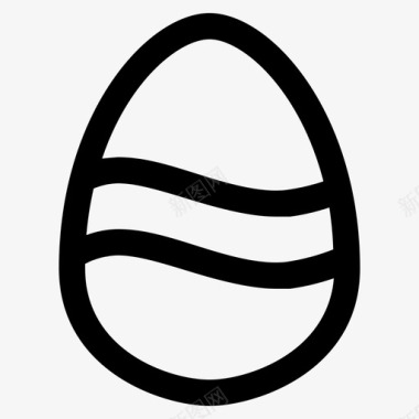 复活节彩蛋复活节彩蛋装饰吃图标图标