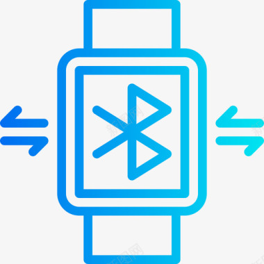 渐变背景图蓝牙智能手表2渐变图标图标
