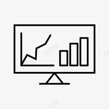 联想黑色显示器报告计算机显示器图标图标