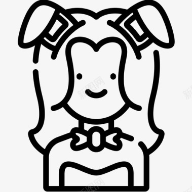 兔子万圣节97直系图标图标