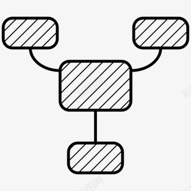 模型模具模型层次结构树图标图标