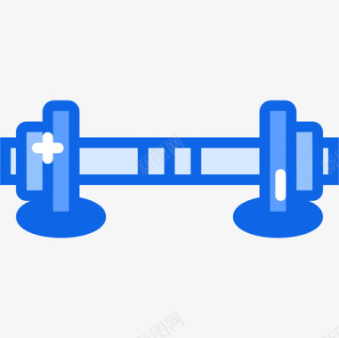 哑铃健身71蓝色图标图标