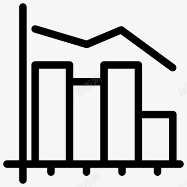 条形素材统计条形图数据分析图标图标
