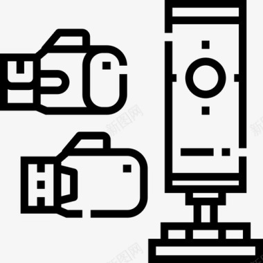 拳击套拳击运动38直线型图标图标