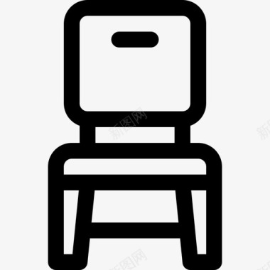 椅子家用5直线图标图标
