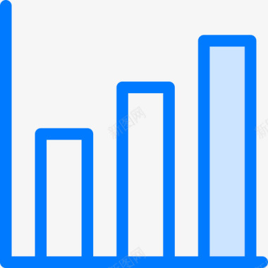 蓝色十字图表设计利润图表9蓝色图标图标