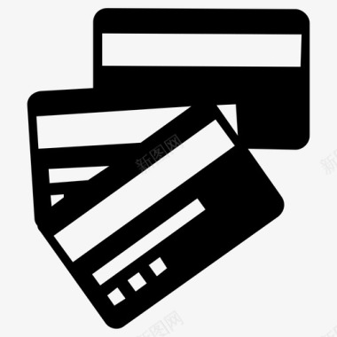 借记卡卡商务信用卡图标图标