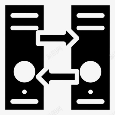 交换戒指文件共享计算机交换图标图标