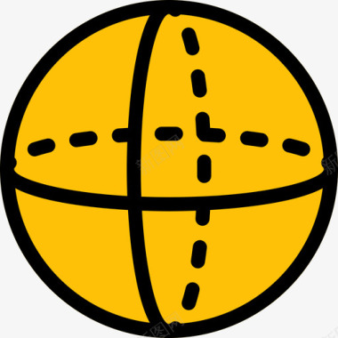 党徽标志素材球体形状13线颜色图标图标