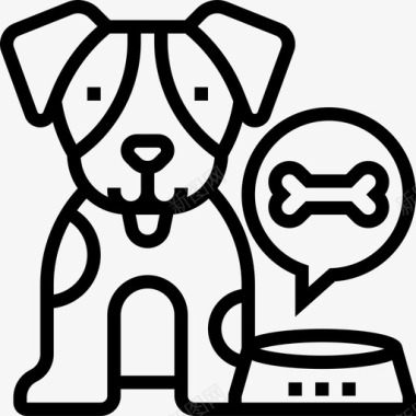 小狗宠物店49直系图标图标
