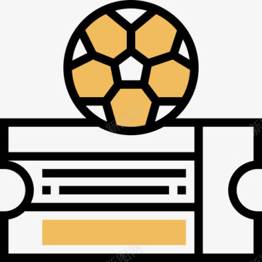 优惠惠优惠券足球31黄影图标图标