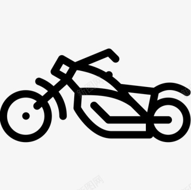 摩托车图8直线型图标图标