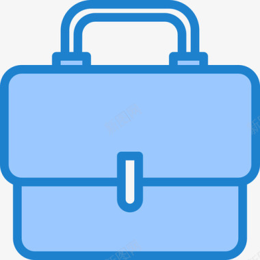 行李箱接口73蓝色图标图标