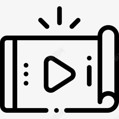 5g技术技术媒体技术5线性图标图标