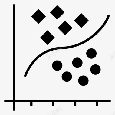 预测回归曲线预测图标图标