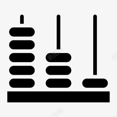 算盘算盘计算数学图标图标