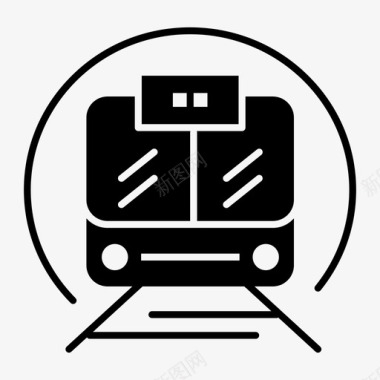 雪国列车火车公共交通高速列车图标图标