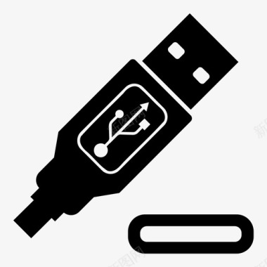 安全员C类usb类型candroid充电器图标图标