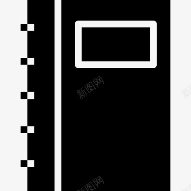 笔记本文具47填充图标图标