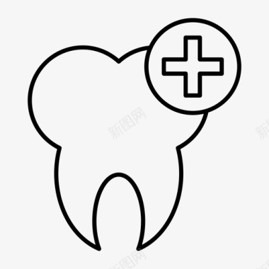 牙科牙科牙医口腔图标图标