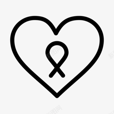 世界旅游日心脏性别标志癌症爱情图标图标