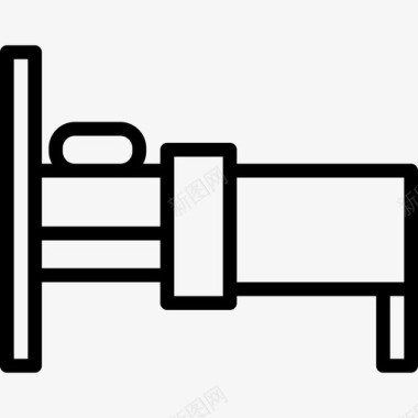 动力100标志线性家具100间卧室图标图标
