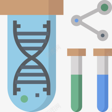 未来工程遗传学遗传学和生物工程2平面图标图标