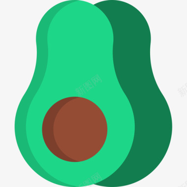 日风铃Avocado死亡日5Flat图标图标