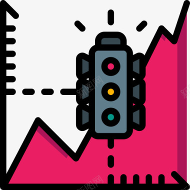 网页优化红绿灯搜索引擎优化和网页优化18线性颜色图标图标